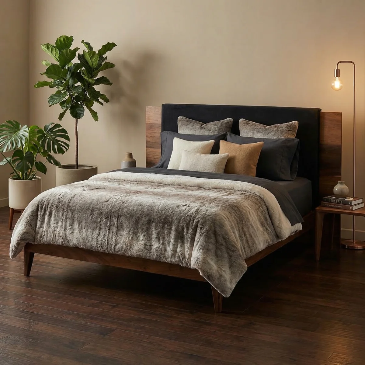 Cabecera Queen Size Coba Parota - foto ambientada