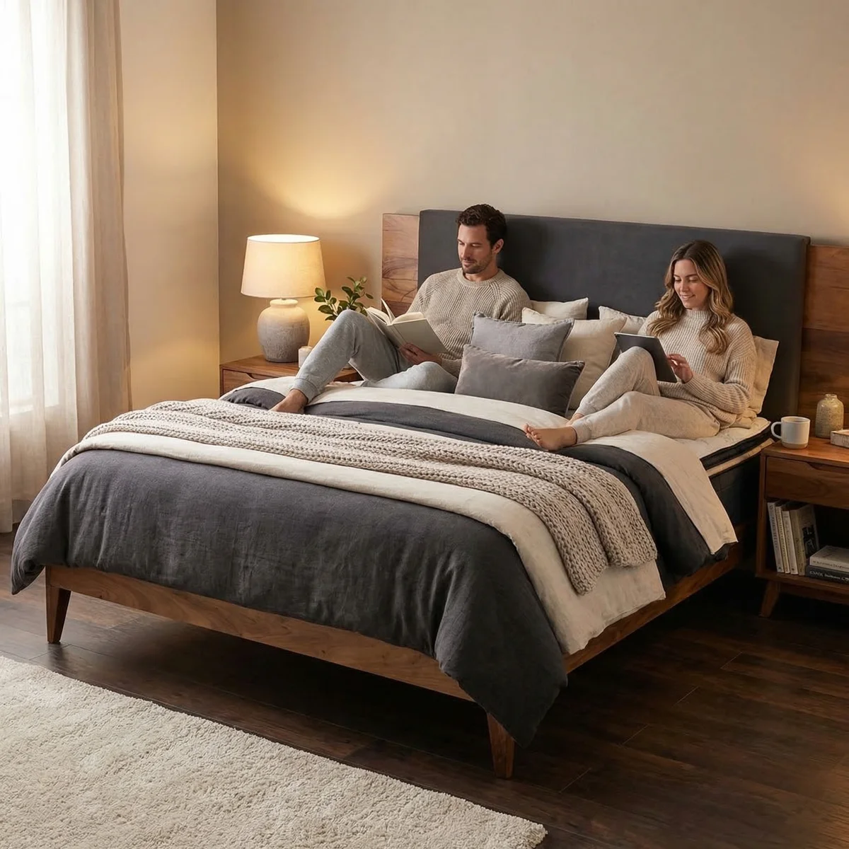 Cabecera Queen Size Coba Parota - ambientada en uso