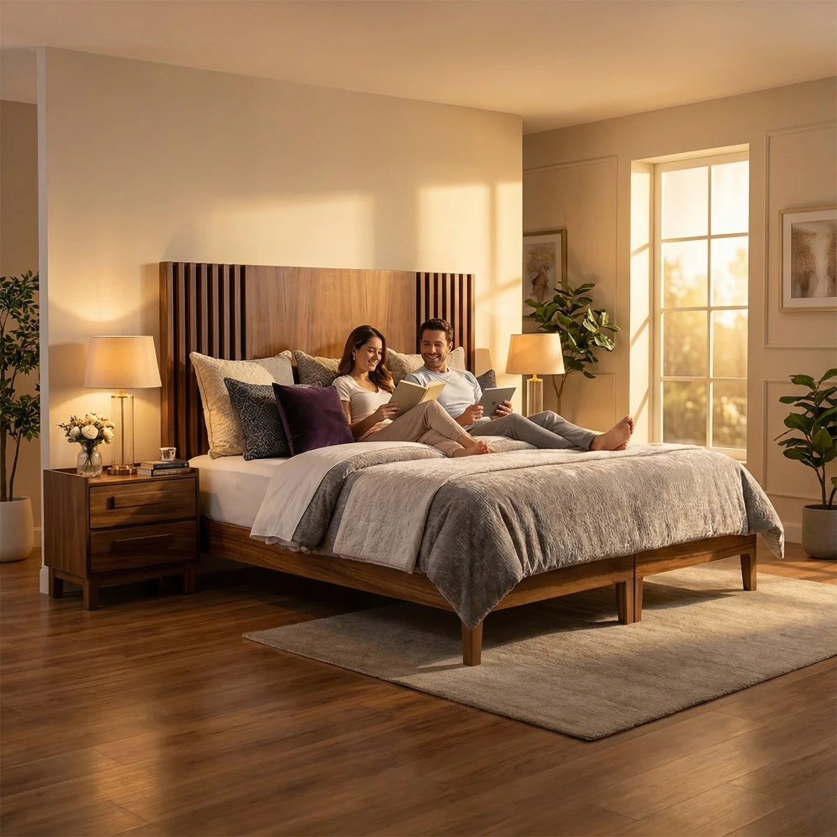 Cabecera King Size Isabella Parota - ambientada en uso