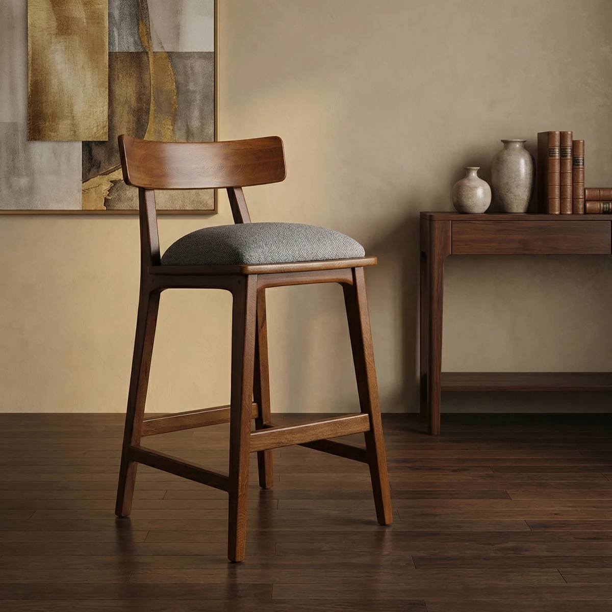 Banco Romeo Grey Parota - foto ambientada