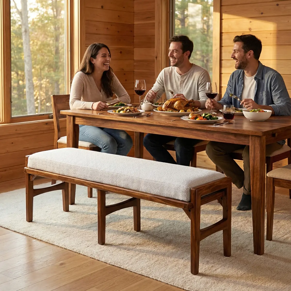 Banca Arandas Parota - ambientada en uso