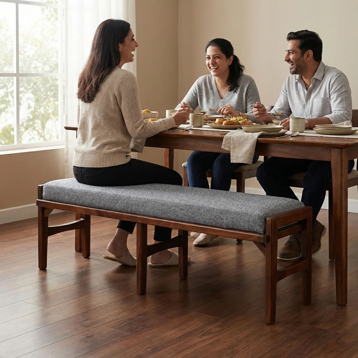 Banca Arandas Grey Parota - ambientada en uso