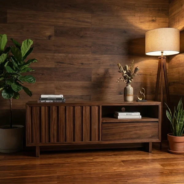 Mesa para TV Mosi Parota - foto ambientada