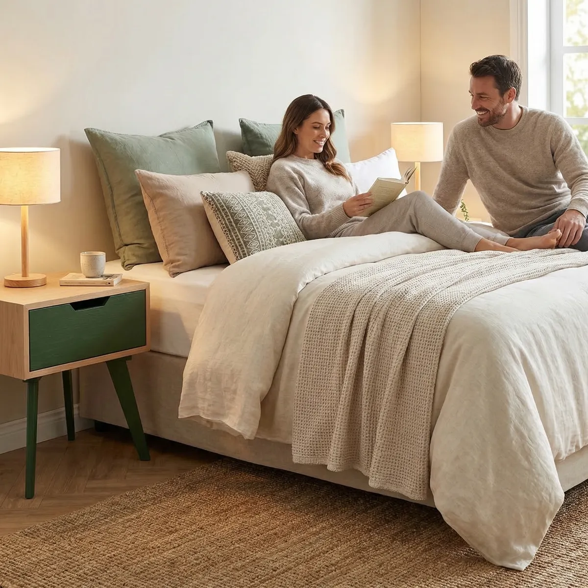 Buró Andes con cajón Verde - ambientada en uso