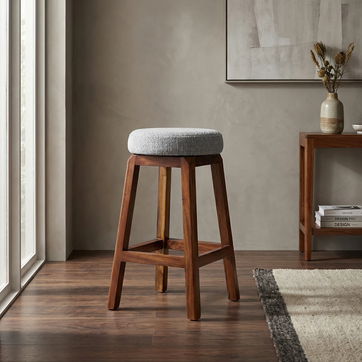 Banco Giratorio Parota - foto ambientada