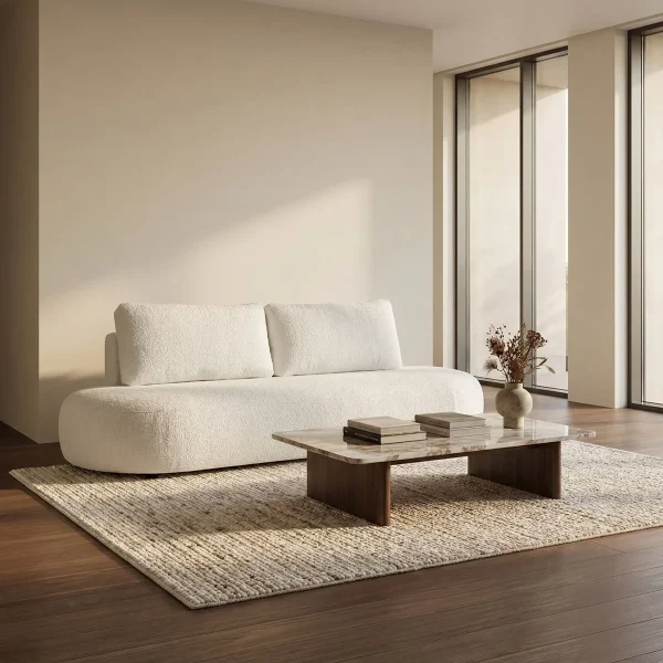 Sofa Piero Ivory - foto ambientada