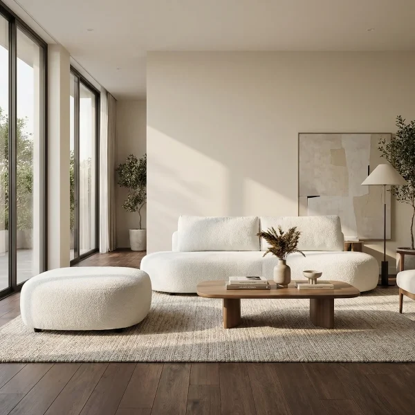 Sala Esquinera Piero Ambos Lados y Personalizable Ivory - foto ambientada