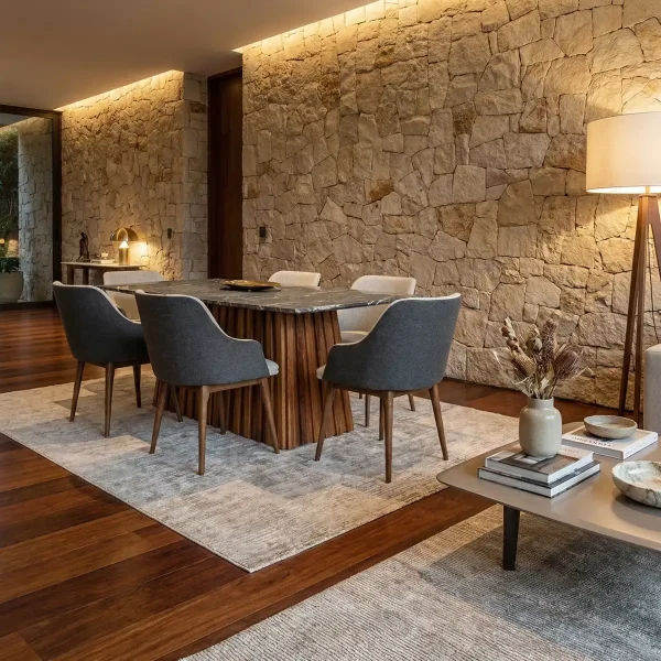 Comedor Gabriel Granito Keri P/6 - foto ambientada