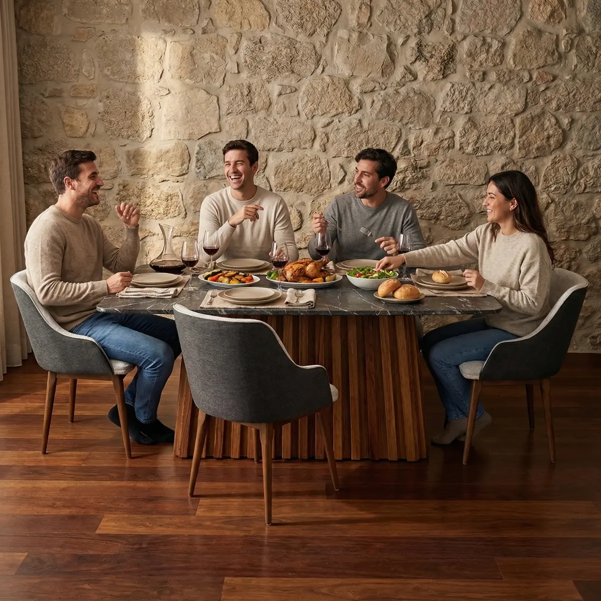 Comedor Gabriel Granito Keri P/6 - ambientada en uso