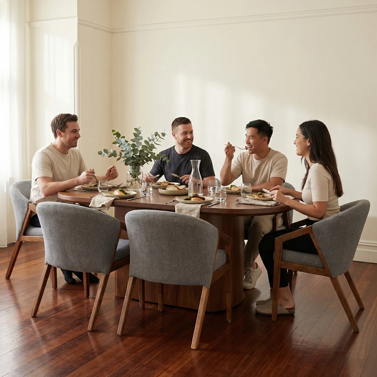 Comedor Meroni Tzalam P/6 - ambientada en uso