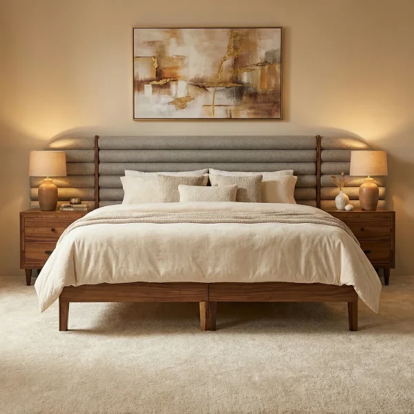 Cabecera King Size y 2 burós Enzo II - foto ambientada