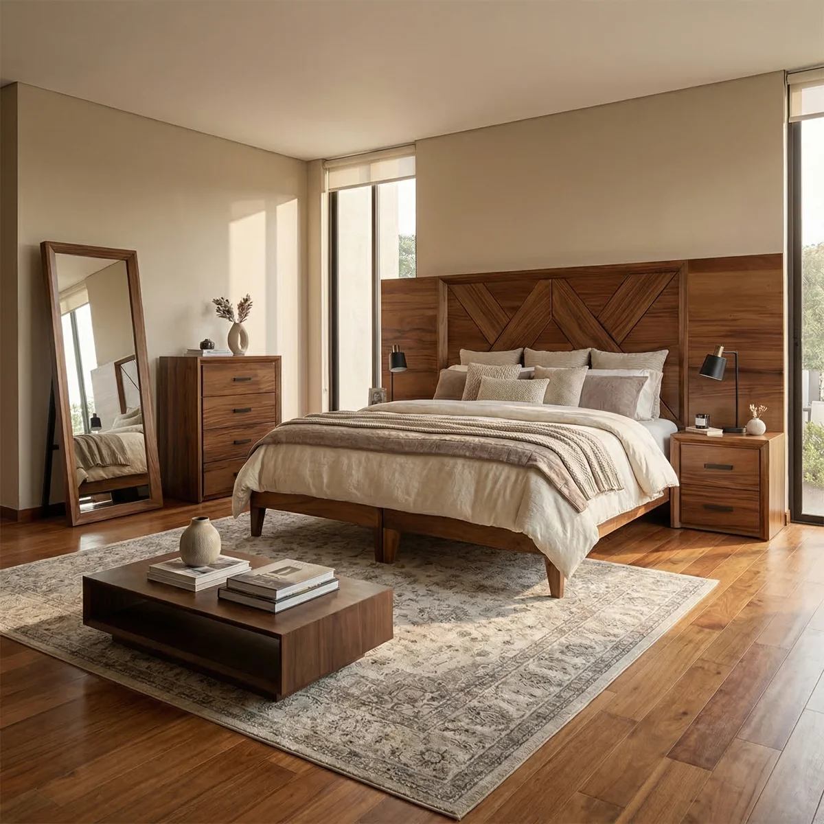 Recámara King Size Invictus Parota - foto ambientada