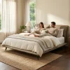 66307-Cama-Yugana-King-Size-Piel-Café-ambientadauso-05 Cama Yugana King Size Piel Café - ambientada en uso