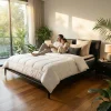 Recámara Ryokan King Size Piel Vegana - ambientada en uso
