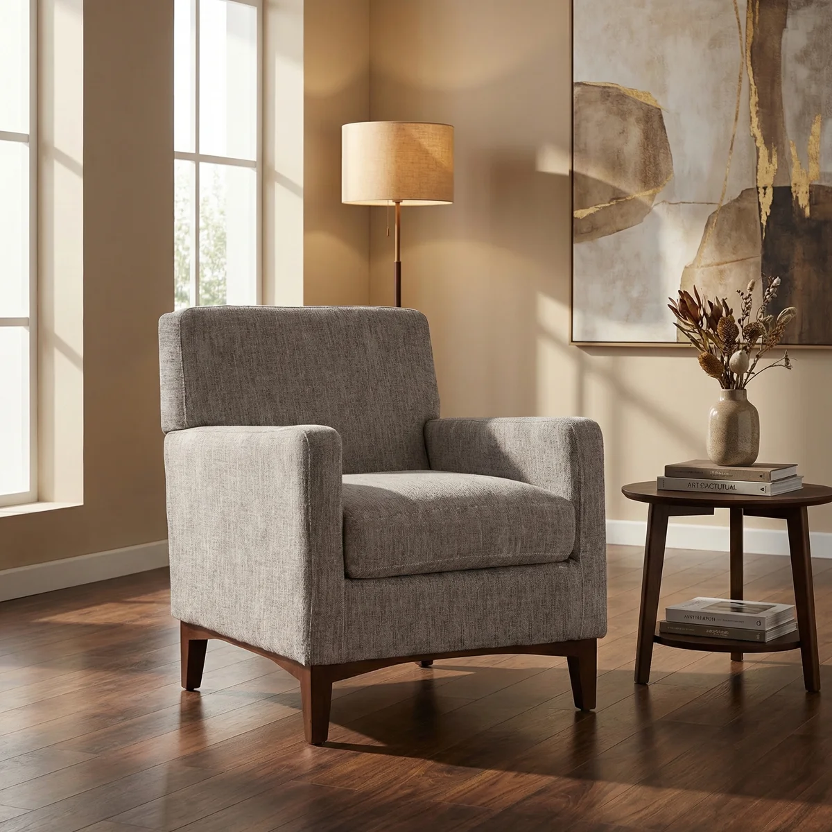 Sillon Dalai Boal Beige - foto ambientada