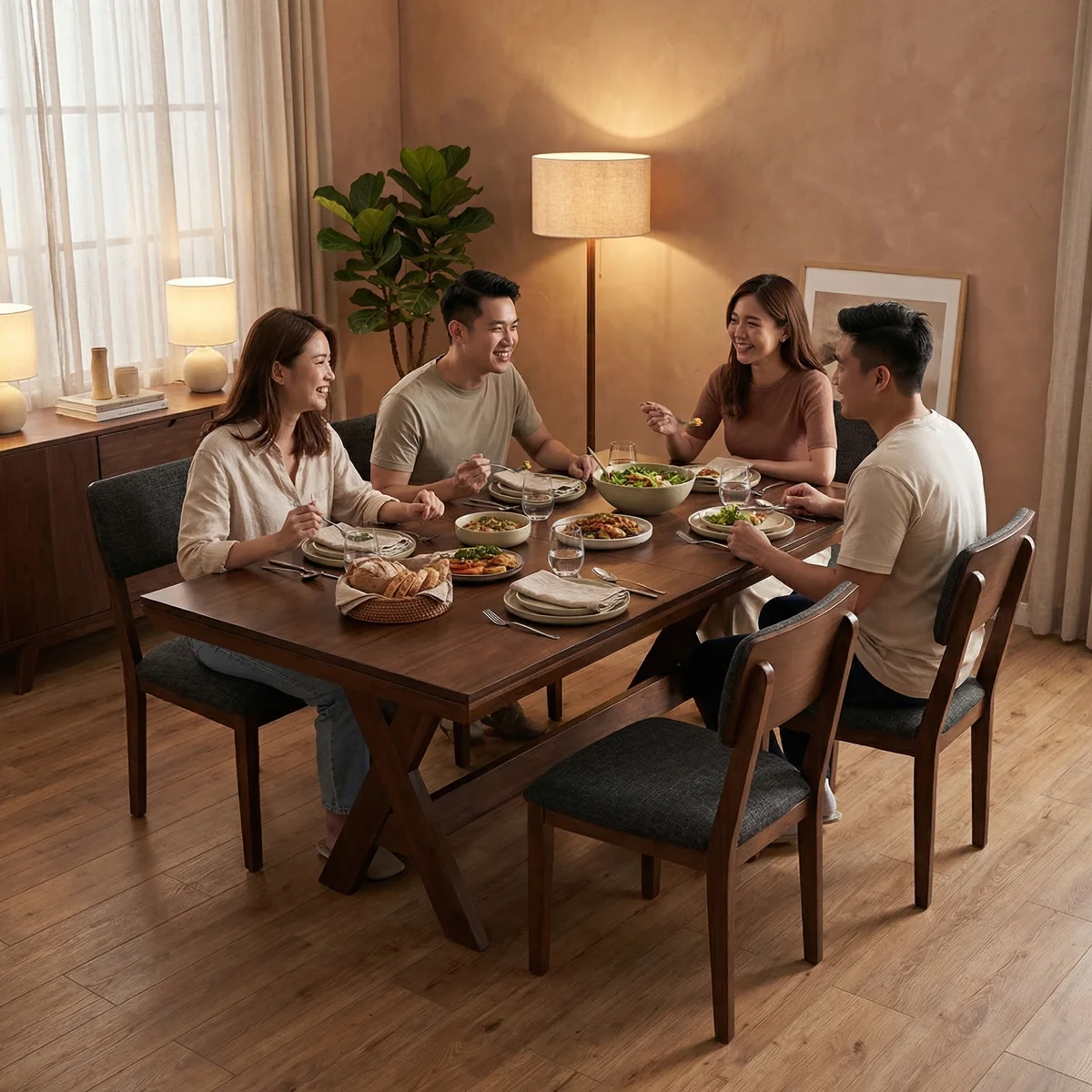 Comedor Zambia Anam P/6 - ambientada en uso