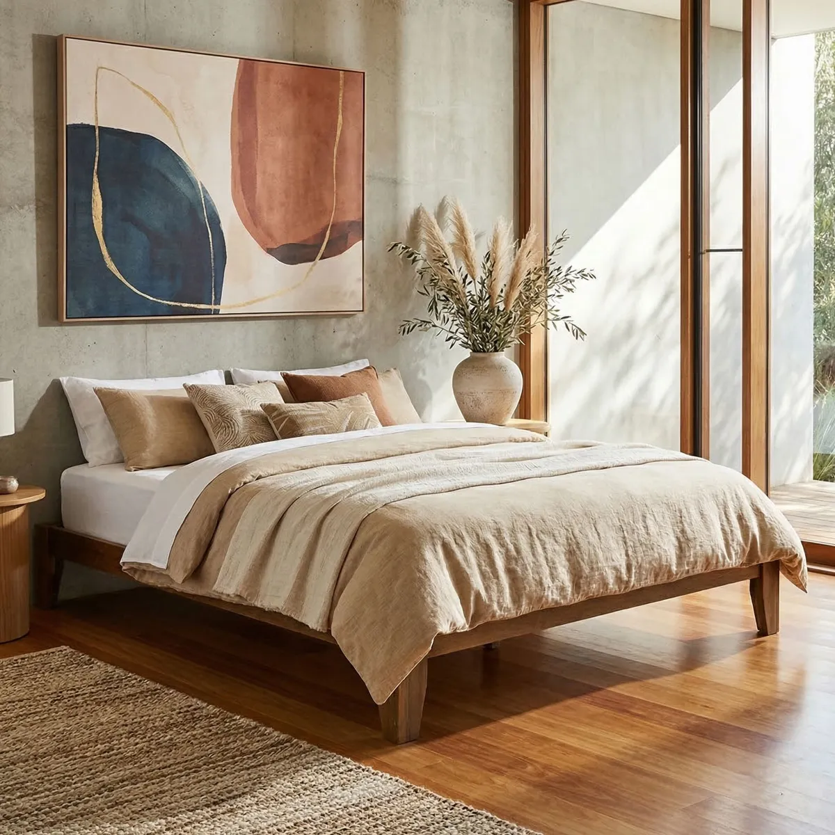 Base Queen Size Ibiza - foto ambientada