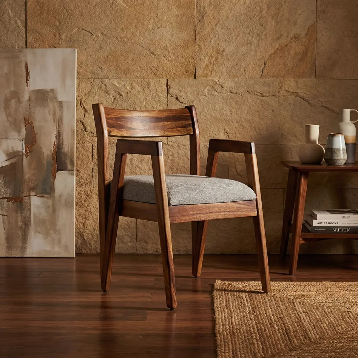 Silla Kukulcan Parota - foto ambientada