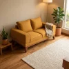 Love Seat Atria Mostaza - foto ambientada