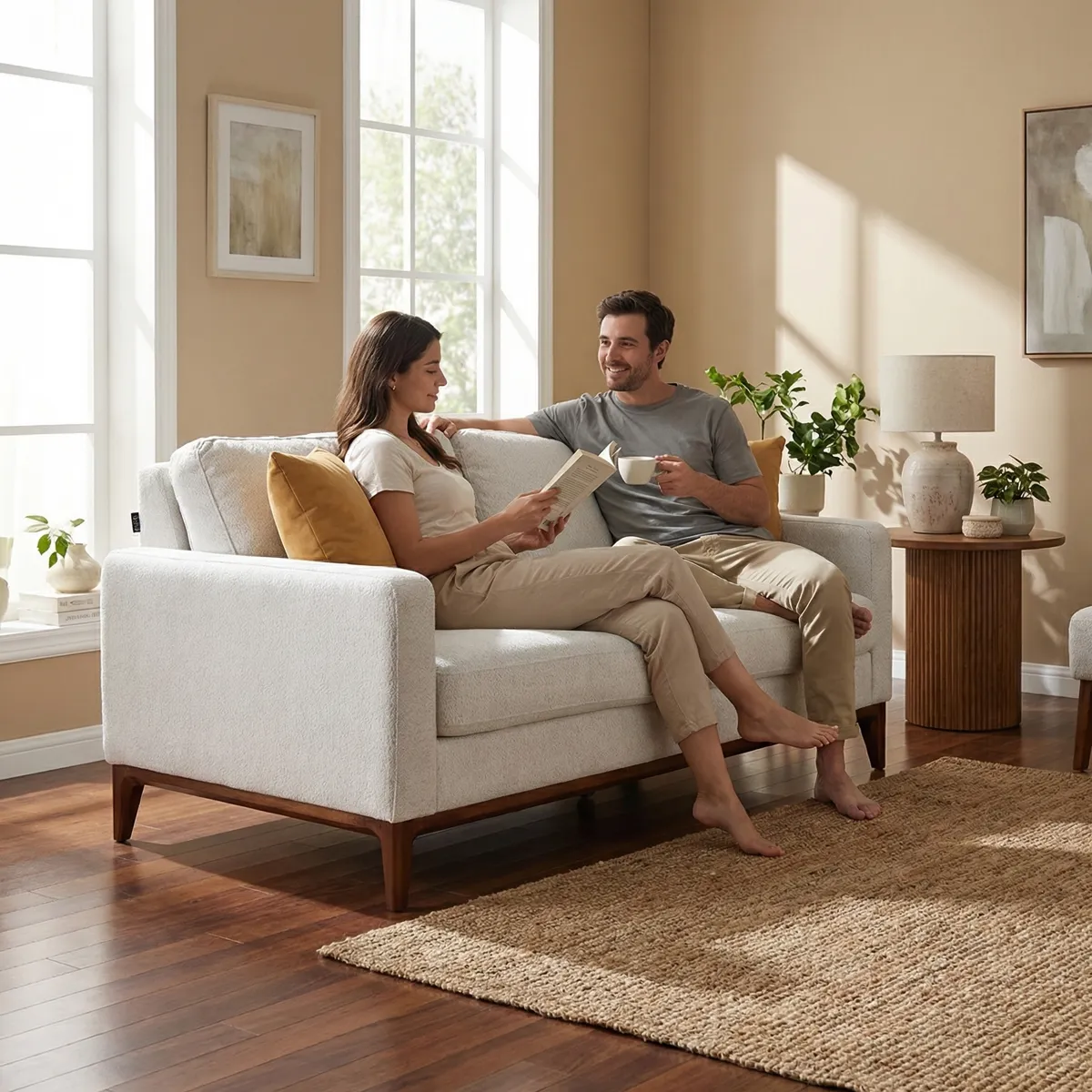 Love Seat Blazer Boal - ambientada en uso