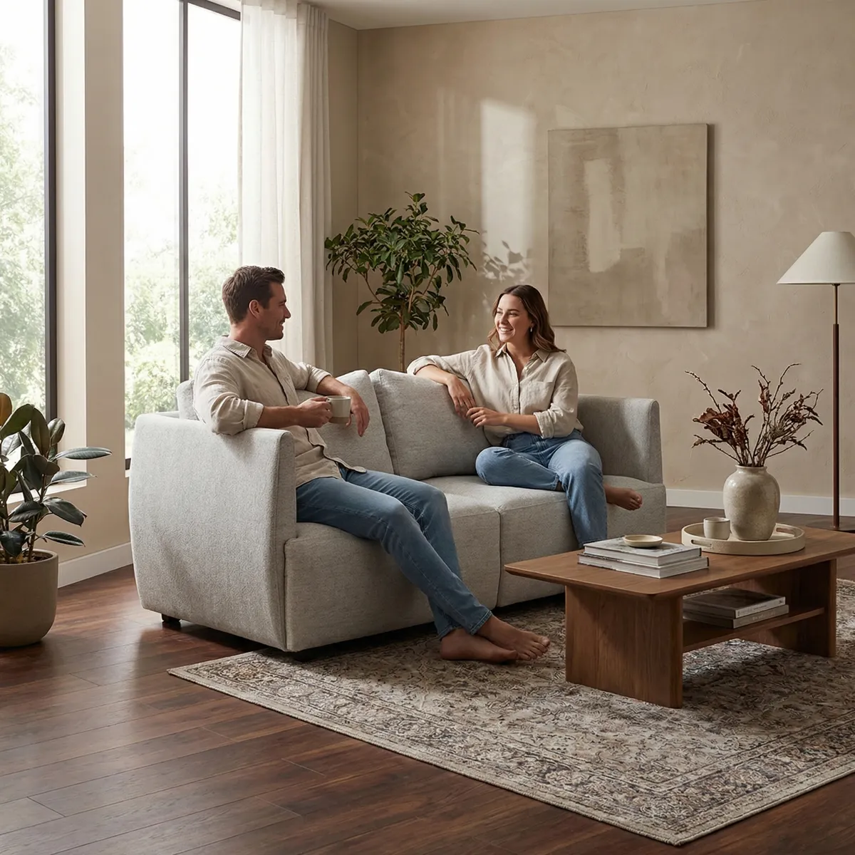 Love Seat Malaga - ambientada en uso