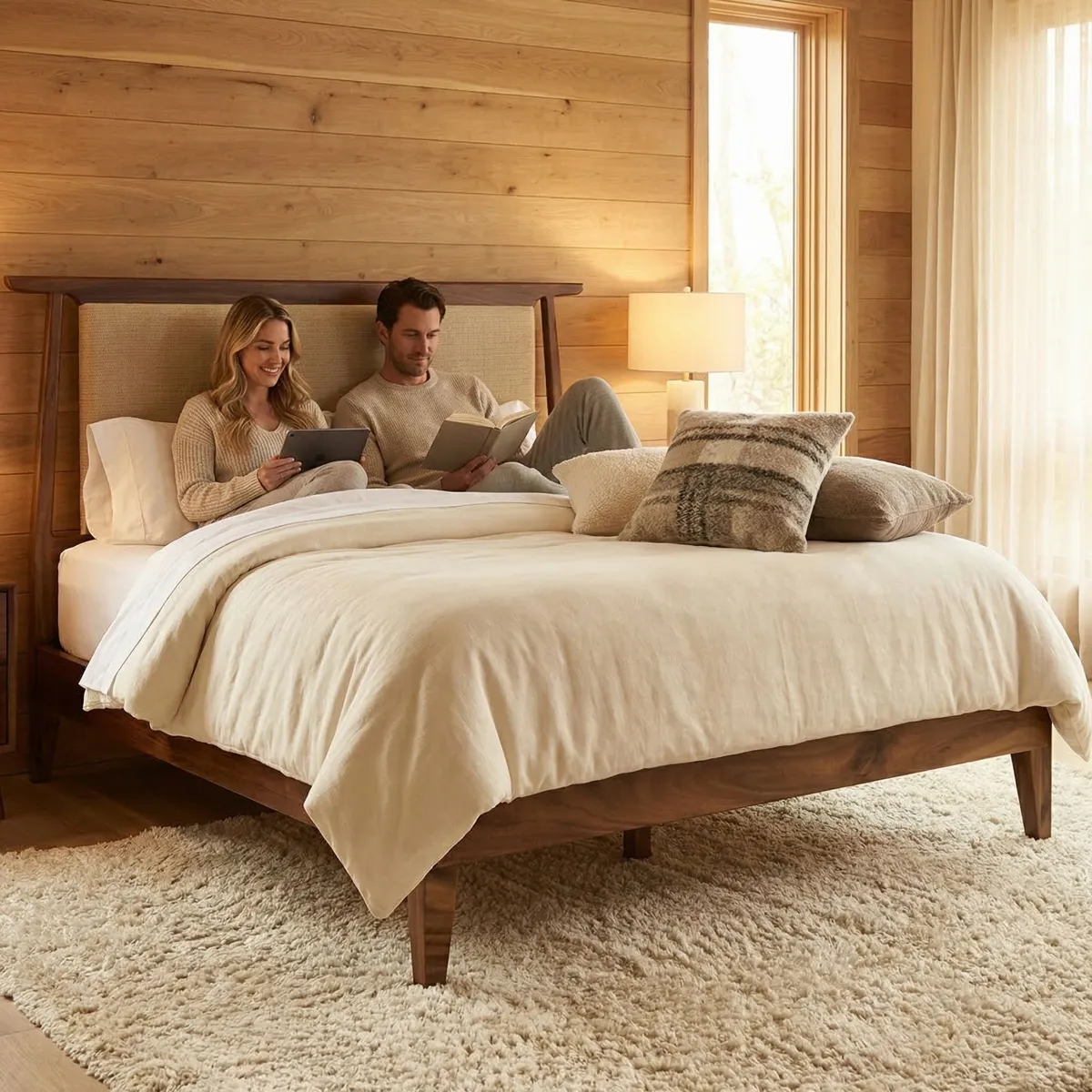 Cabecera Queen Size Tabatha Parota - ambientada en uso