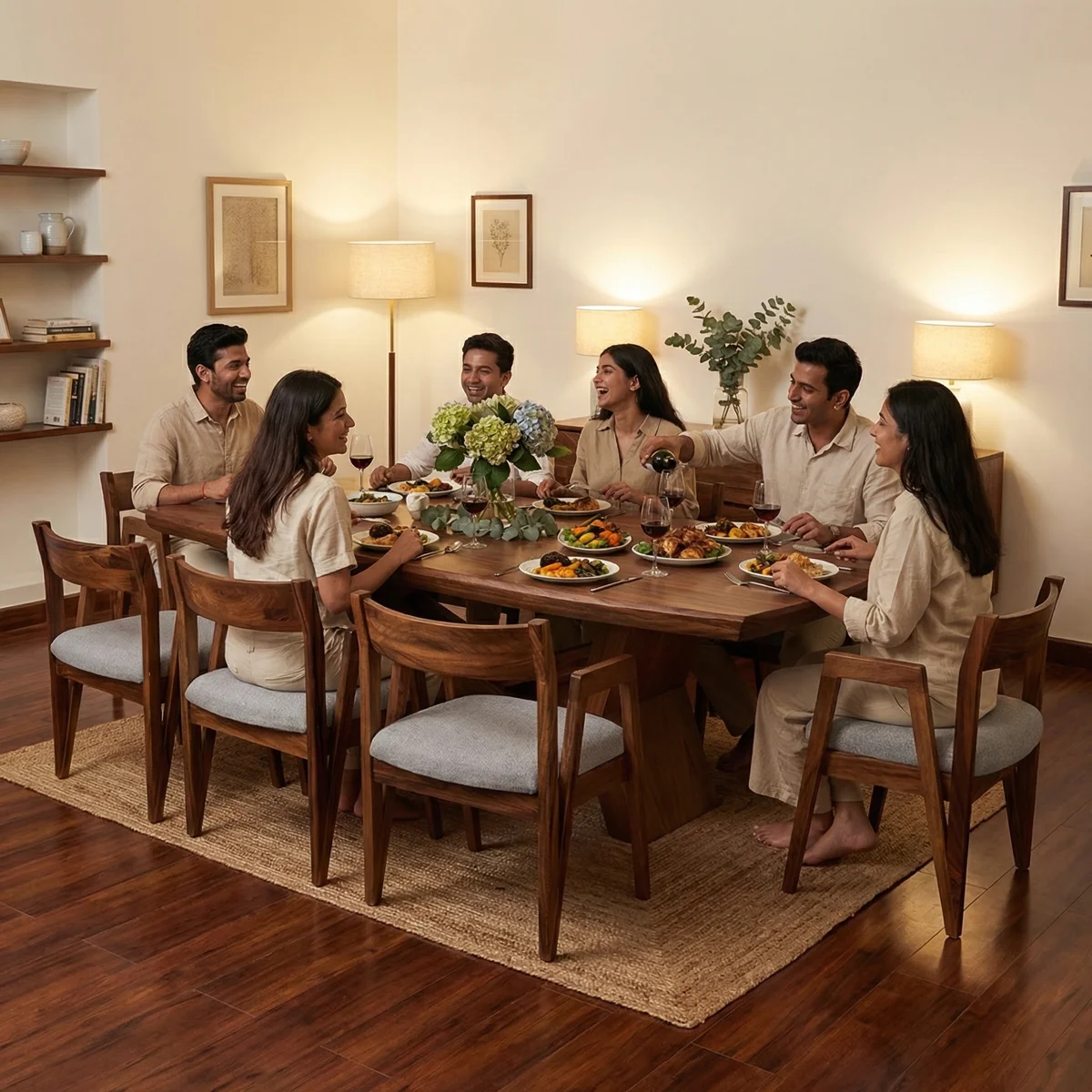 Comedor Bacalar Kukulcan Parota P/8 - ambientada en uso