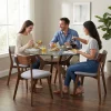 Comedor Everest Poppy Nogal P/4 - ambientada en uso