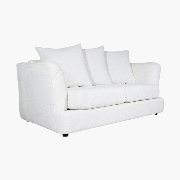 Love Seat Bella - Madera de Pino, Tapiz Glass