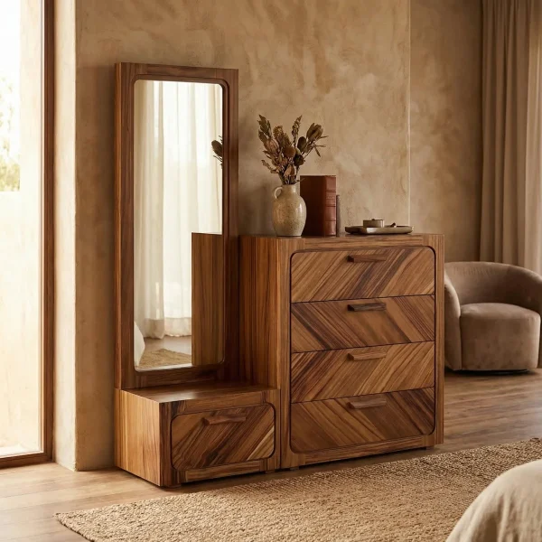 Chifonier y Espejo Dublín Parota - vista adicional 1