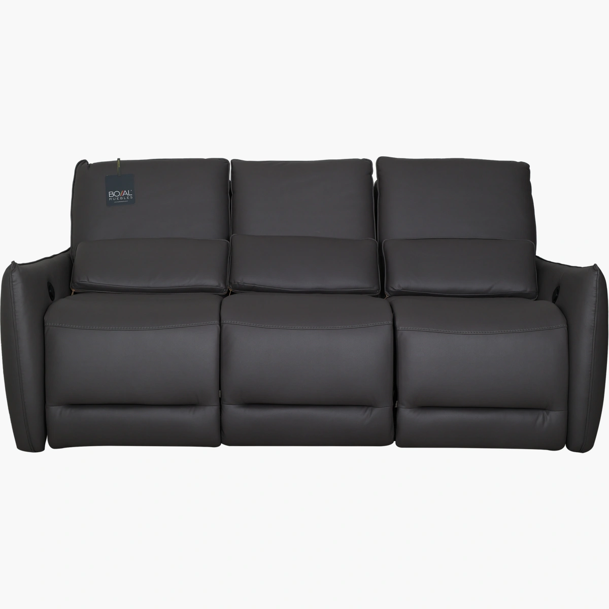 Sofá Reclinable Eléctrico Bennett Boal Gris - vista adicional 1