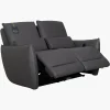 Love Seat Reclinable Eléctrico Bennett Boal Gris - vista adicional 1