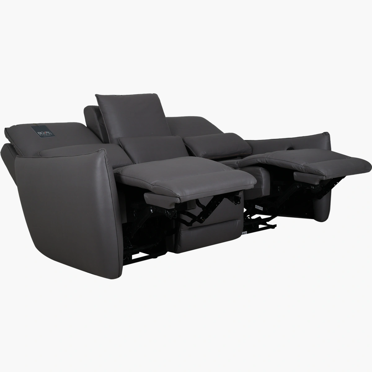 Sofá Reclinable Eléctrico Bennett Boal Gris - vista adicional 3
