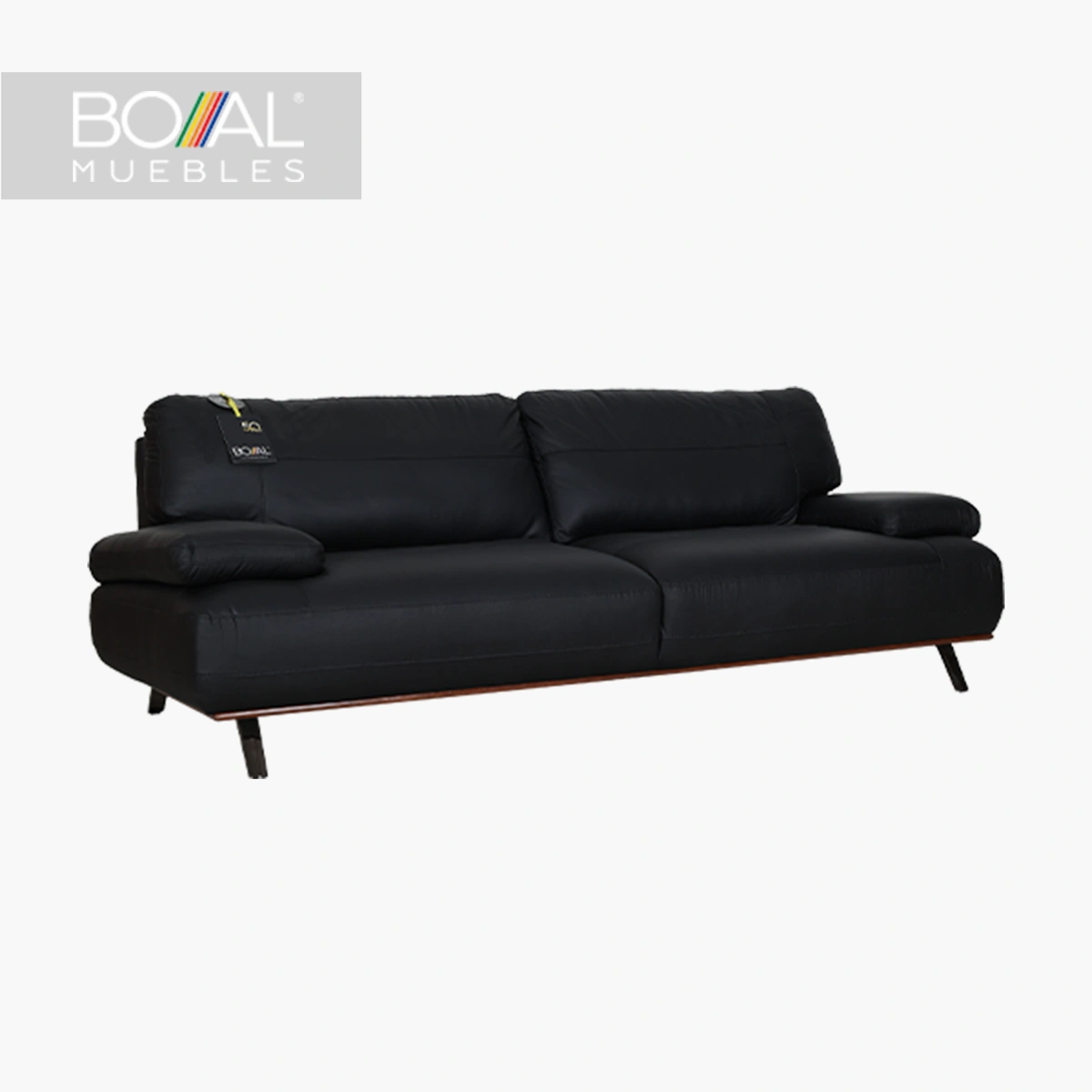 Sofá Scola Boal Piel - Madera de pino, espuma 24kg/m³, resortes zig-zag cal