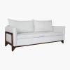 Love Seat Sofy - Estructura en pino sólido tono Parota