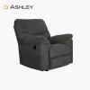 Sillón Reclinable Alphons Ashley - Estructura de madera reforzada, mecanismo reclinable metálico, tapizado en te...