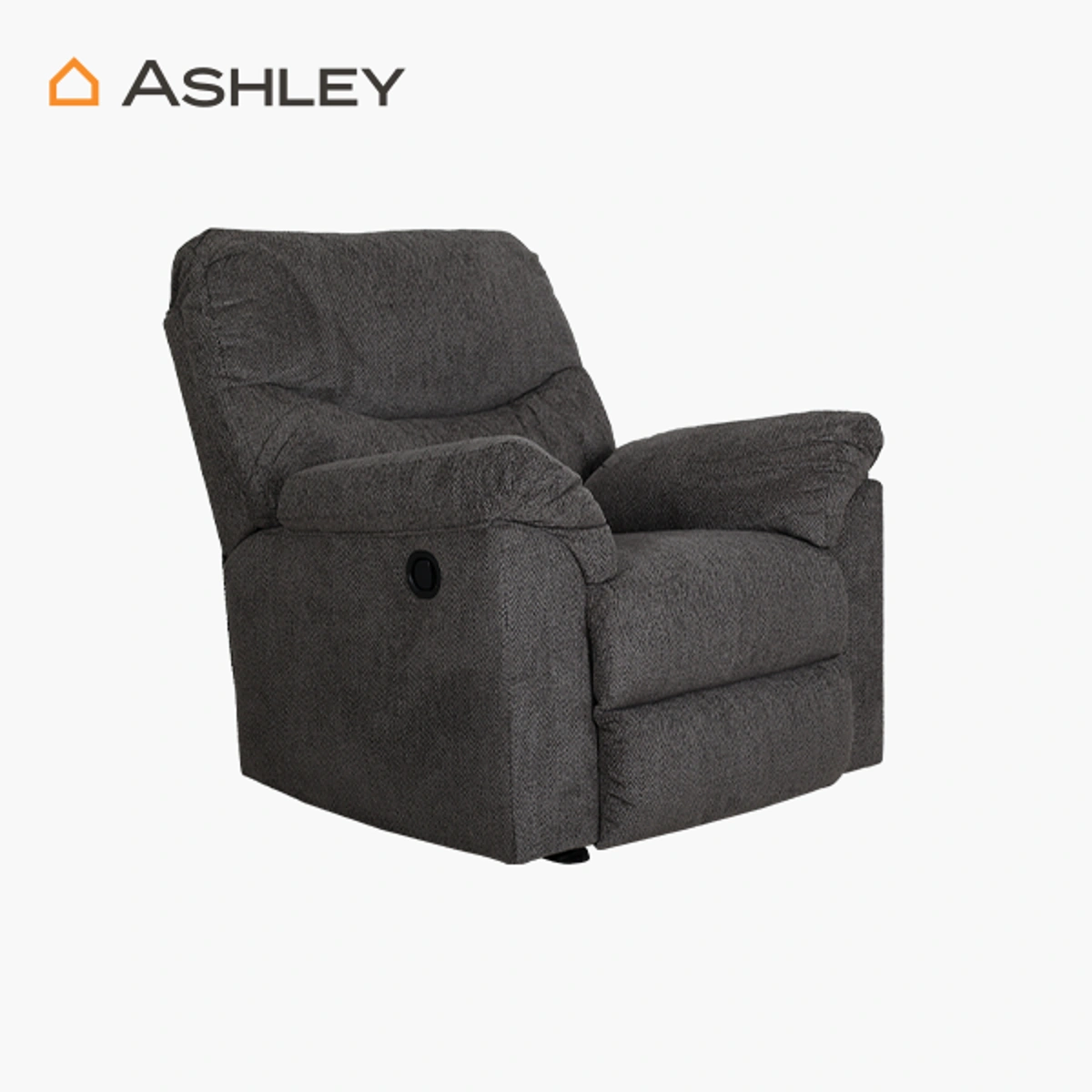 Sillón Reclinable Alphons Ashley - Estructura de madera reforzada, mecanismo reclinable metálico, tapizado en te...