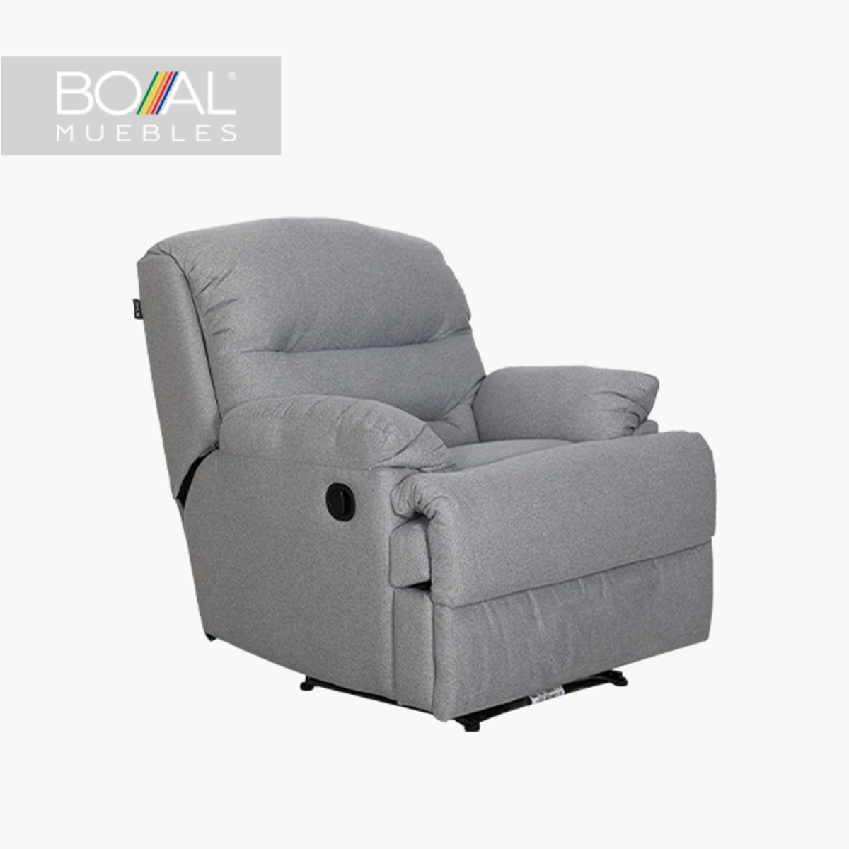 Sillón Reclinable Aspen Boal - Madera de pino, espuma 24kg/m³, resortes zig-zag cal