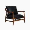 Sillón Velvet - Rosa Morada, Tapiz Tacto Piel tono Negro